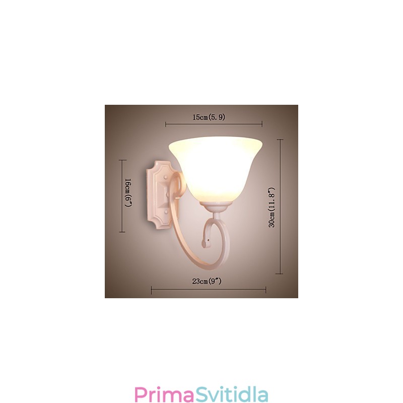 Jednoduchá moderní malba pro otočné rameno Ambient Light Nástěnné svítidlo