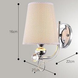 Moderní moderní galvanicky pokovené nástěnné svítidlo Uplight Wall Sconces