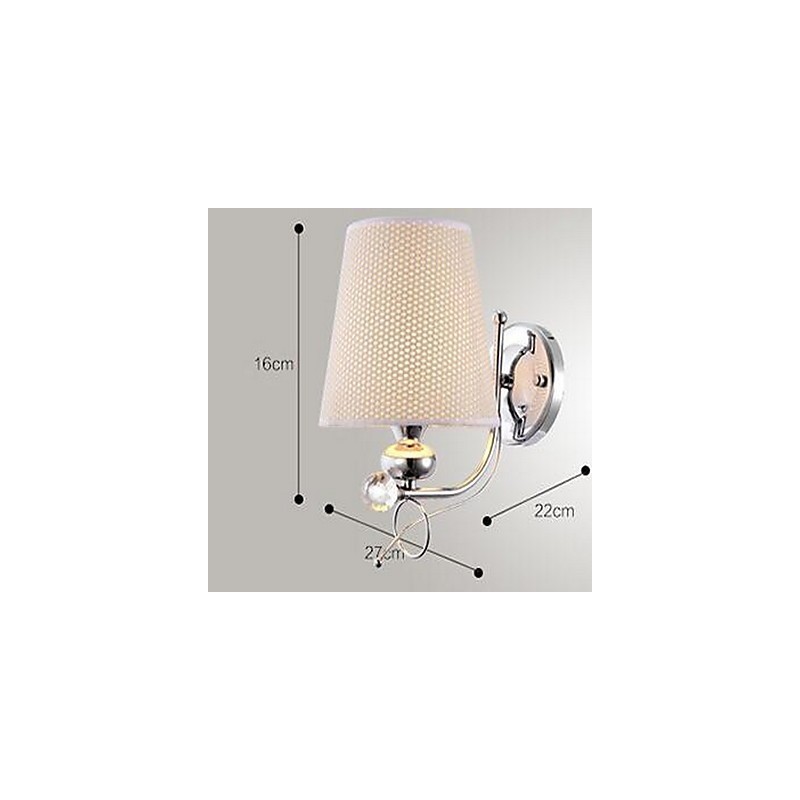 Moderní moderní galvanicky pokovené nástěnné svítidlo Uplight Wall Sconces