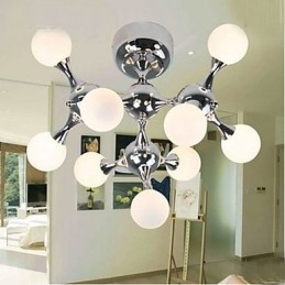 Umělecká skleněná kuličková lampa