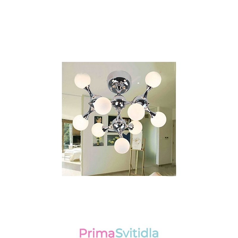 Umělecká skleněná kuličková lampa
