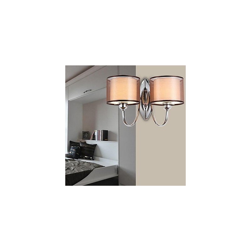 Vintage galvanicky pokovené nástěnné nástěnné svítidlo Downlight