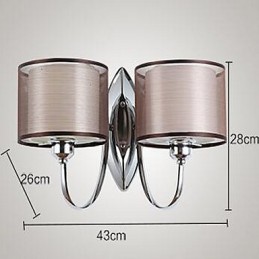 Vintage galvanicky pokovené nástěnné nástěnné svítidlo Downlight