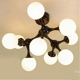 Umělecká skleněná kuličková lampa