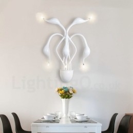 Swan Head moderní moderní vícebarevné nástěnné osvětlení nástěnné svítidla