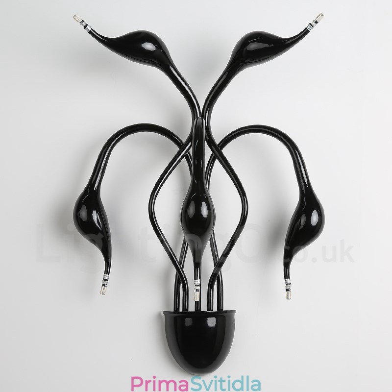 Swan Head moderní moderní vícebarevné nástěnné osvětlení nástěnné svítidla