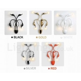 Swan Head moderní moderní vícebarevné nástěnné osvětlení nástěnné svítidla