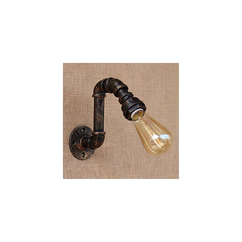 Dekorativní nástěnné malé nástěnné svítidlo Nostalgie Simple Water Pipe