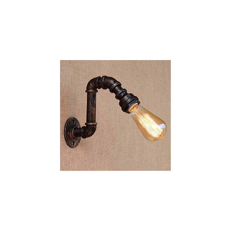 Dekorativní nástěnné malé nástěnné svítidlo Nostalgie Simple Water Pipe