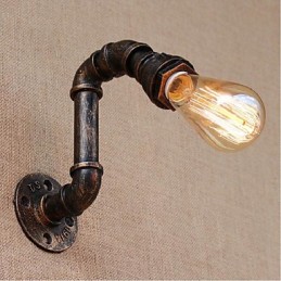 Dekorativní nástěnné malé nástěnné svítidlo Nostalgie Simple Water Pipe