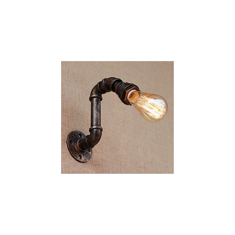 Dekorativní nástěnné malé nástěnné svítidlo Nostalgie Simple Water Pipe