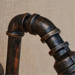 Dekorativní nástěnné malé nástěnné svítidlo Nostalgie Simple Water Pipe