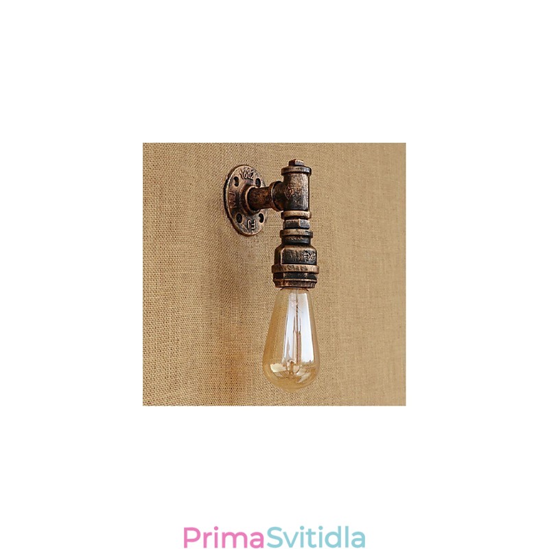 Rustic Lodge Painting Funkce pro nástěnné svítidlo s okolním osvětlením