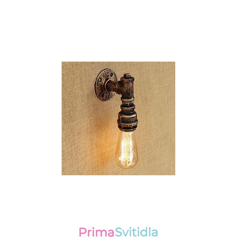 Rustic Lodge Painting Funkce pro nástěnné svítidlo s okolním osvětlením