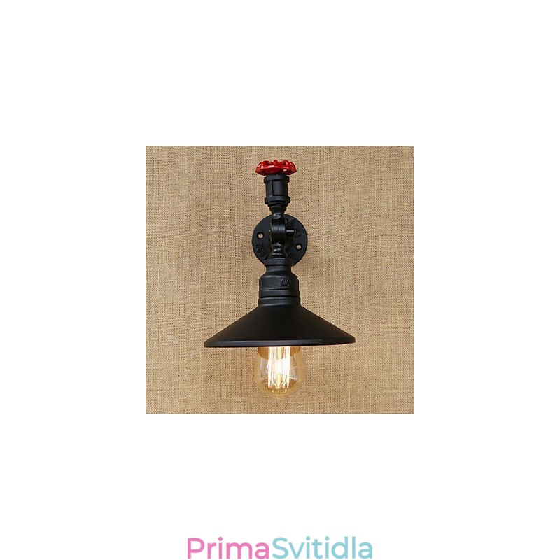Nástěnná malba rustikální Lodge pro nástěnné svítidla s okolním světlem černá