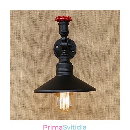 Nástěnná malba rustikální Lodge pro nástěnné svítidla s okolním světlem černá Nástěnná malba rustikální Lodge pro nástěnné svítidla s okolním světlem černá