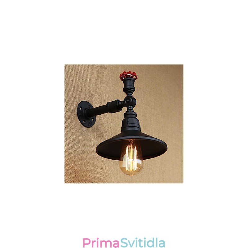Nástěnná malba rustikální Lodge pro nástěnné svítidla s okolním světlem černá