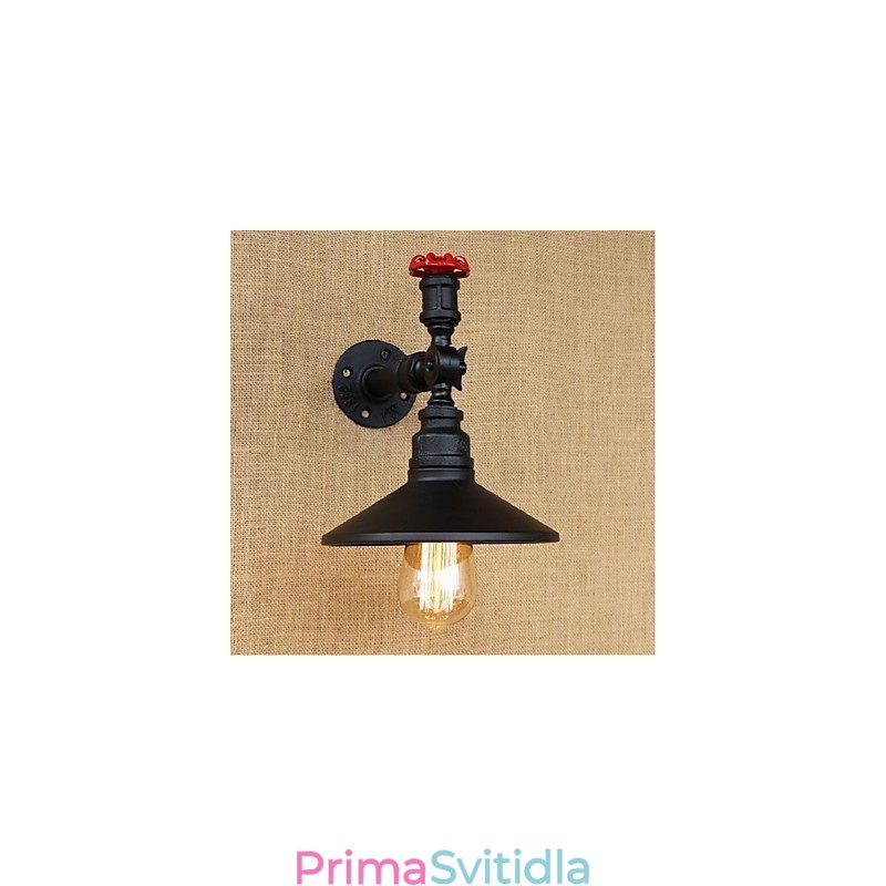 Nástěnná malba rustikální Lodge pro nástěnné svítidla s okolním světlem černá