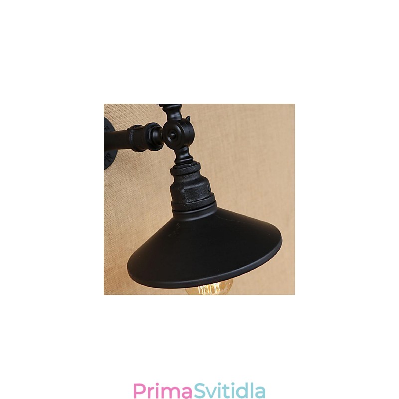 Nástěnná malba rustikální Lodge pro nástěnné svítidla s okolním světlem černá