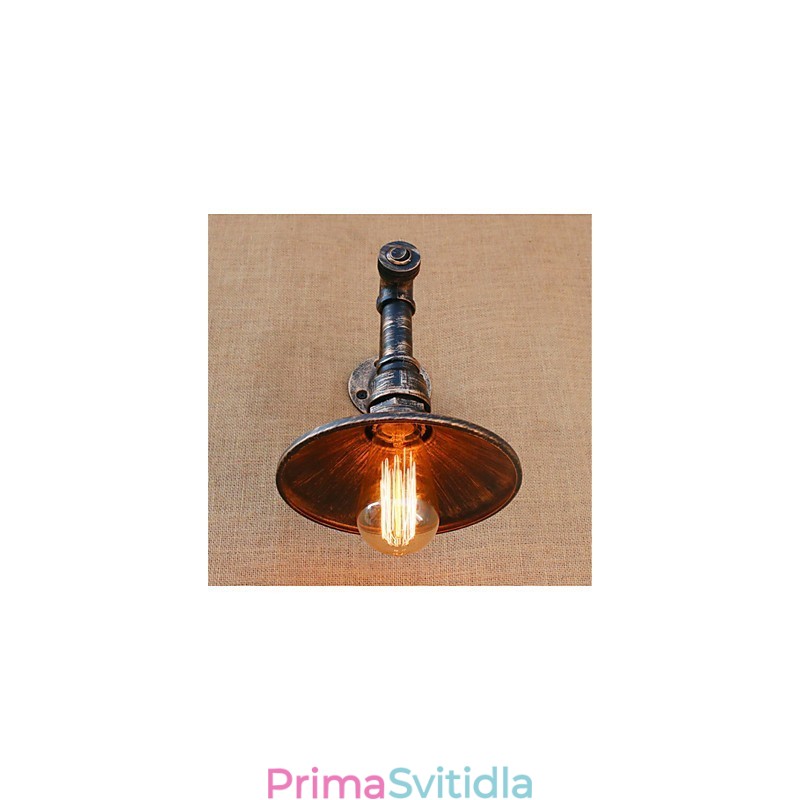 Rustic Lodge Country Antique Mosazný prvek pro nástěnné svítidlo s okolním osvětlením