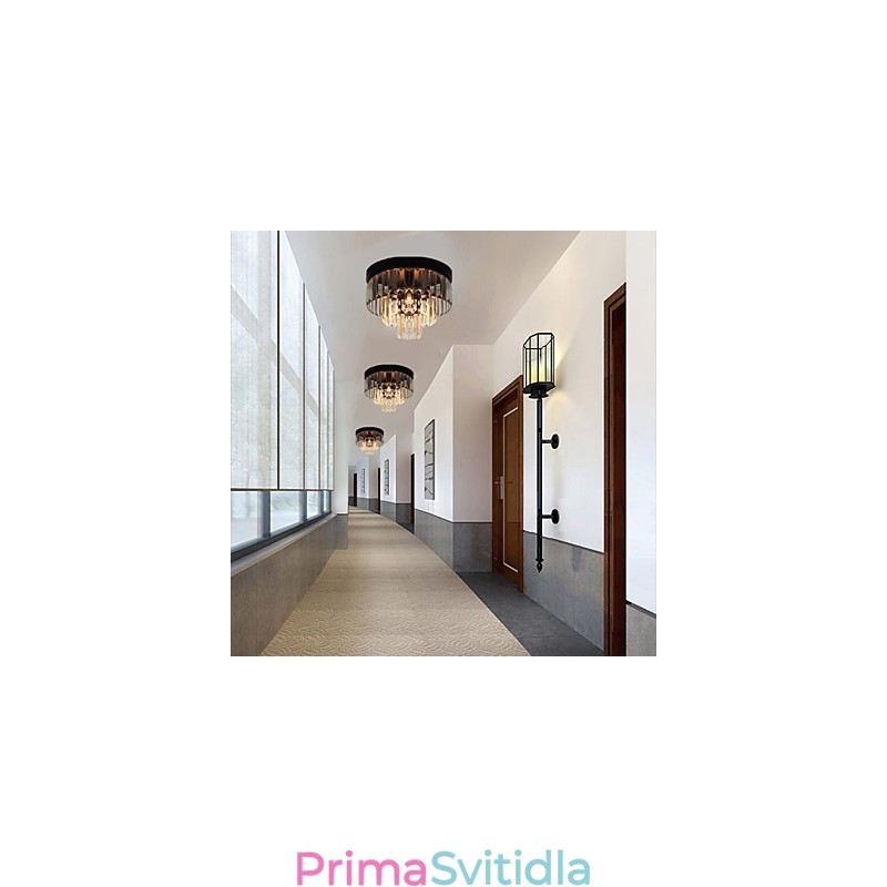 Moderní moderní křišťálový kovový zapuštěný držák
