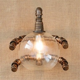 Rustic Lodge Country Antique Mosazný prvek pro nástěnné svítidlo s okolním osvětlením