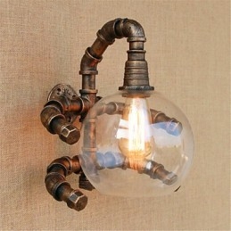 Rustic Lodge Country Antique Mosazný prvek pro nástěnné svítidlo s okolním osvětlením