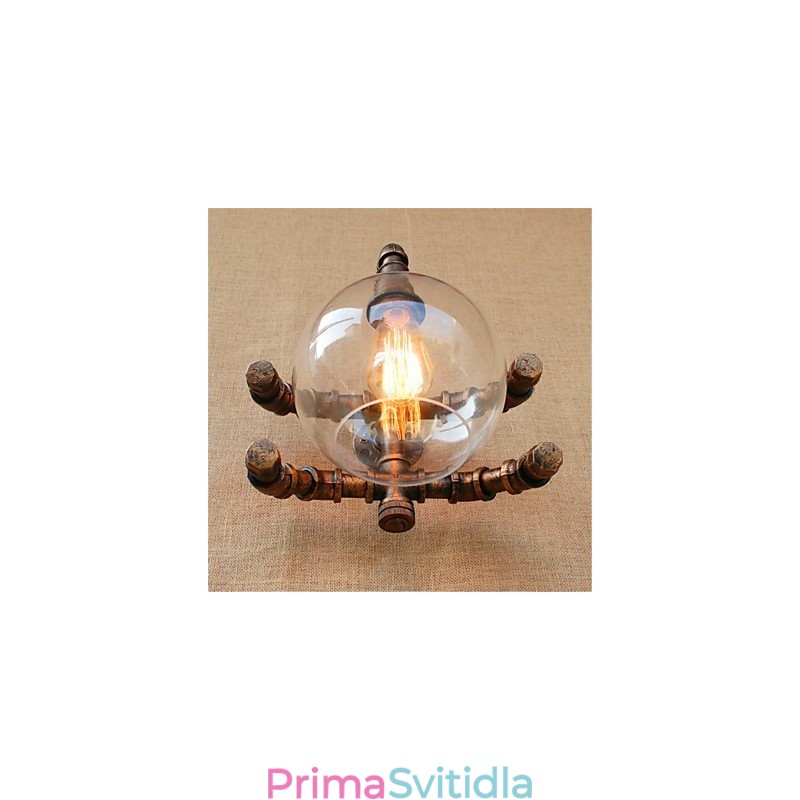 Rustic Lodge Country Antique Mosazný prvek pro nástěnné svítidlo s okolním osvětlením