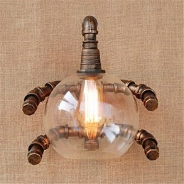Rustic Lodge Country Antique Mosazný prvek pro nástěnné svítidlo s okolním osvětlením