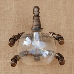 Rustic Lodge Country Antique Mosazný prvek pro nástěnné svítidlo s okolním osvětlením