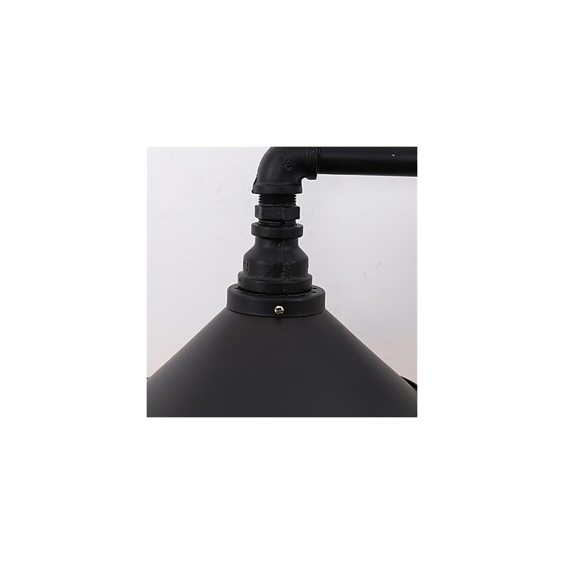 2 Heads Retro Industrial Pipe Nástěnná svítidla Jednoduché Loft Černá Kovová Jídelna Kuchyň Bar Kavárna Dekorační osvětlení