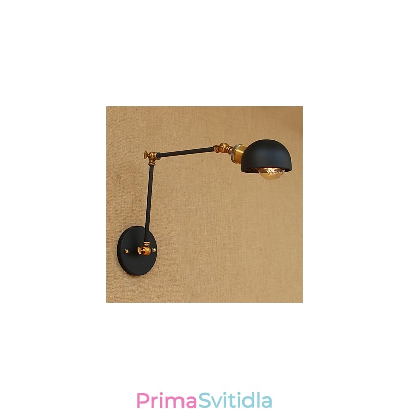 Nostalgická kreativní barová nástěnná lampa s dlouhým ramenem