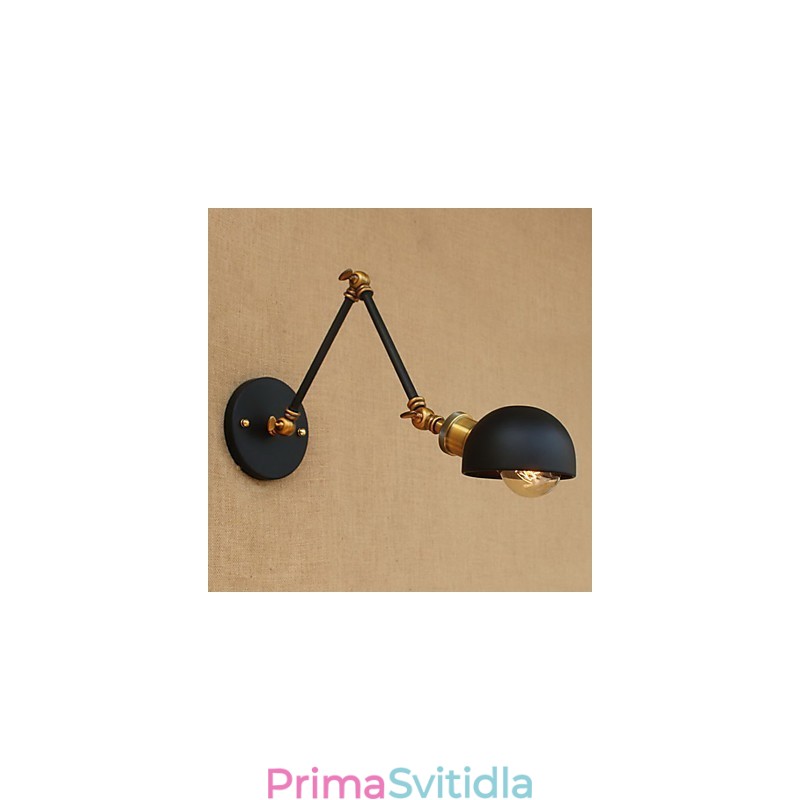 Nostalgická kreativní barová nástěnná lampa s dlouhým ramenem