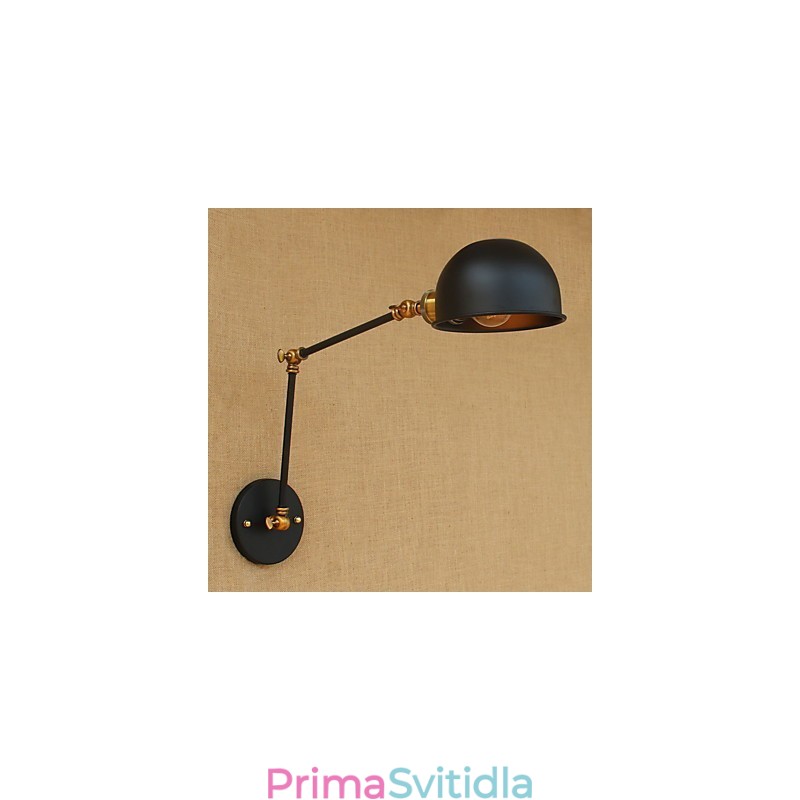 Nostalgická kreativní barová nástěnná lampa s dlouhým ramenem