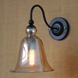 Americký venkovský venkov Minimalistický obývací pokoj chodba zdobená skleněnou stěnou svítidla