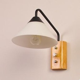 Japonská korejská ulička Veranda Schody Ložnice Noční lampa Nástěnná lampa Sklo Dřevo