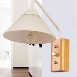 Japonská korejská ulička Veranda Schody Ložnice Noční lampa Nástěnná lampa Sklo Dřevo