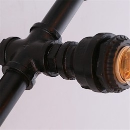 Vintage Water Pipe Loving Heart Kreativní nástěnná světla Průmyslový obývací pokoj Restaurace Bary Kavárna dekorace nástěnné svítidla