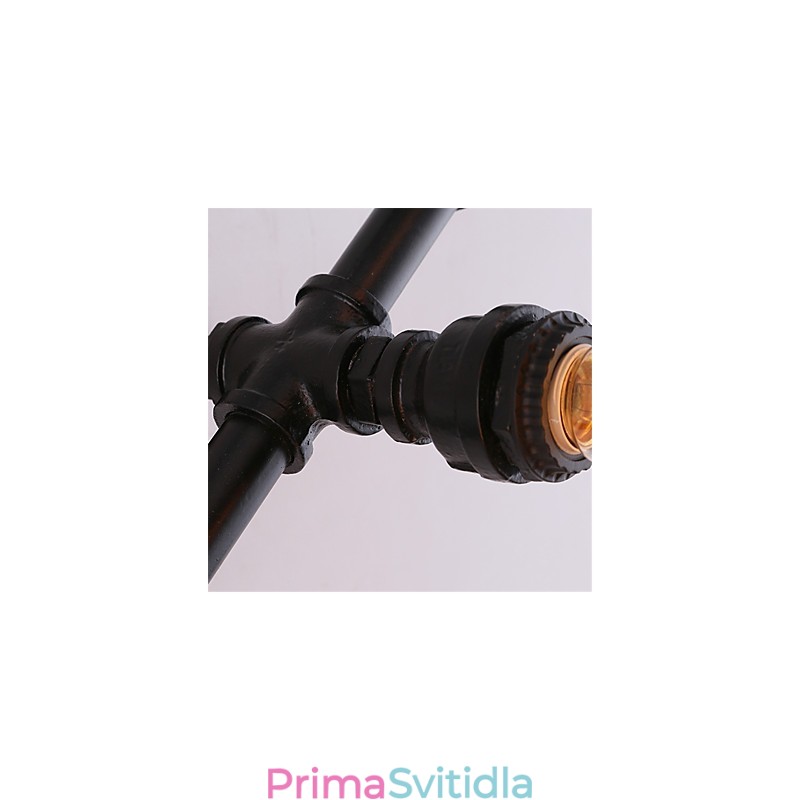 Vintage Water Pipe Loving Heart Kreativní nástěnná světla Průmyslový obývací pokoj Restaurace Bary Kavárna dekorace nástěnné svítidla