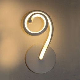 Jednoduchá moderní lampa noční lampa nástěnná lampa hliníková chodba osvětlení balkónu