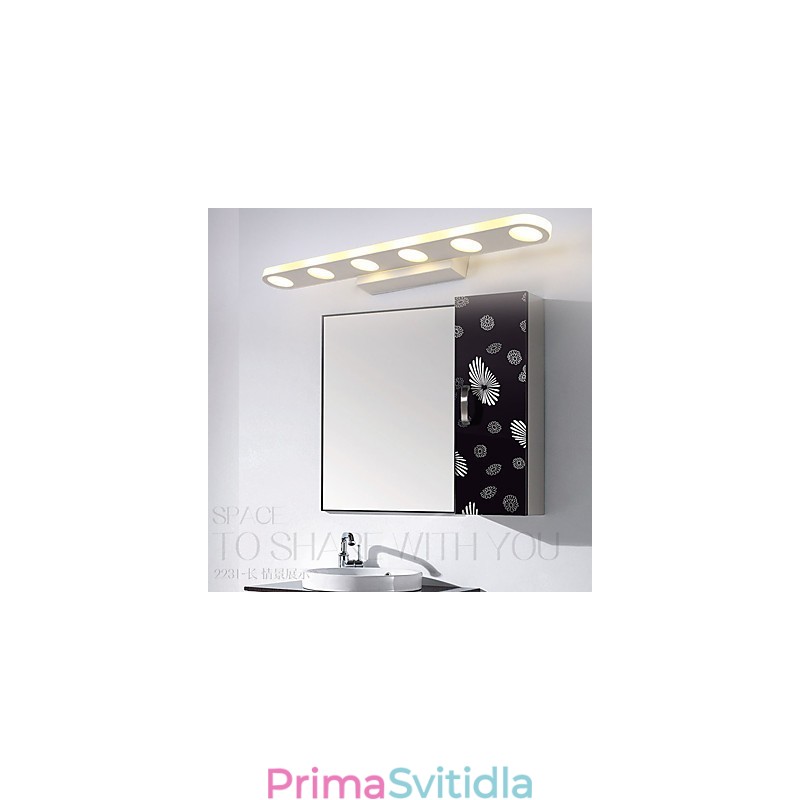 Integrované moderní moderní nástěnné osvětlení do koupelny