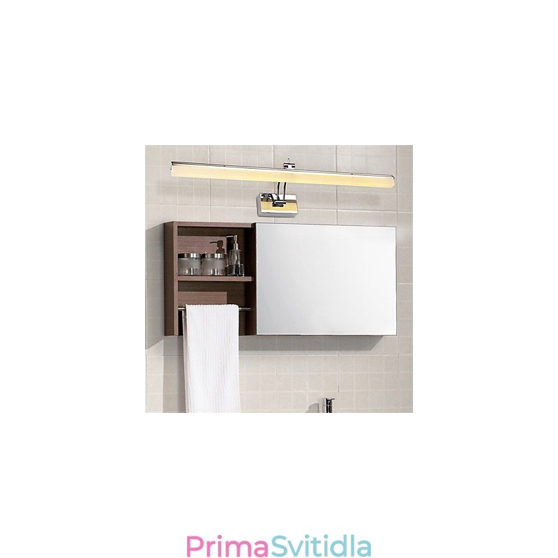 Integrovaná funkce moderního současného chromu pro nástěnné osvětlení koupelny s okolním světlem