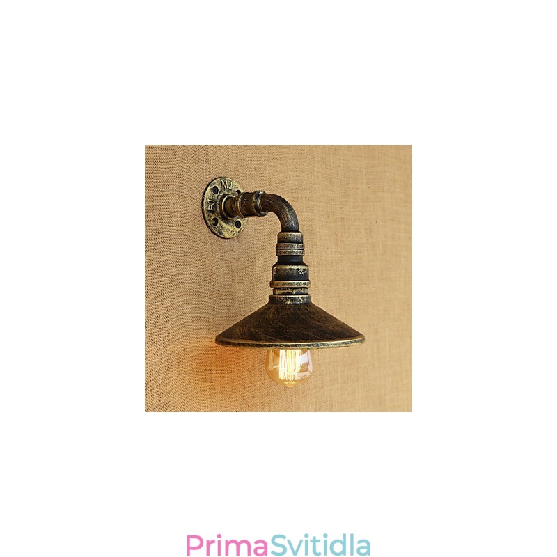 Funkce retro malby Rustic Lodge Country pro nástěnné nástěnné nástěnné svítidla v mini stylu