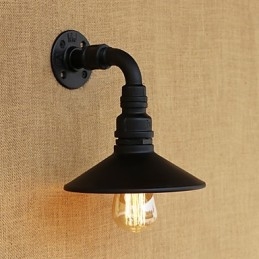 Funkce retro malby Rustic Lodge Country pro nástěnné nástěnné nástěnné svítidla v mini stylu