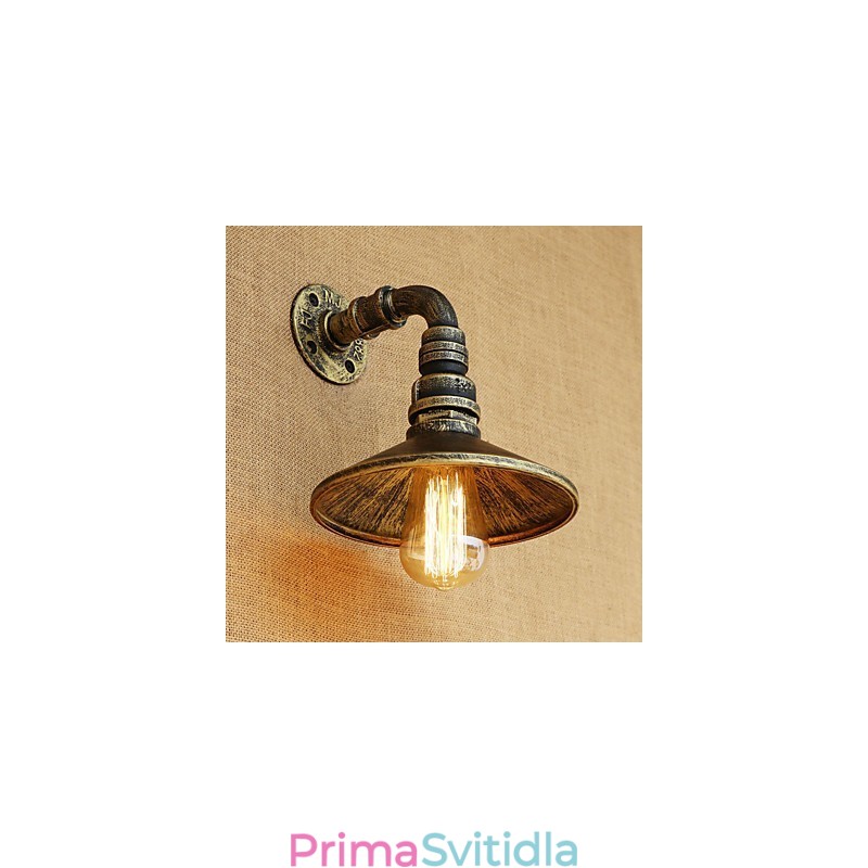 Funkce retro malby Rustic Lodge Country pro nástěnné nástěnné nástěnné svítidla v mini stylu