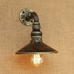 Funkce retro malby Rustic Lodge Country pro nástěnné nástěnné nástěnné svítidla v mini stylu
