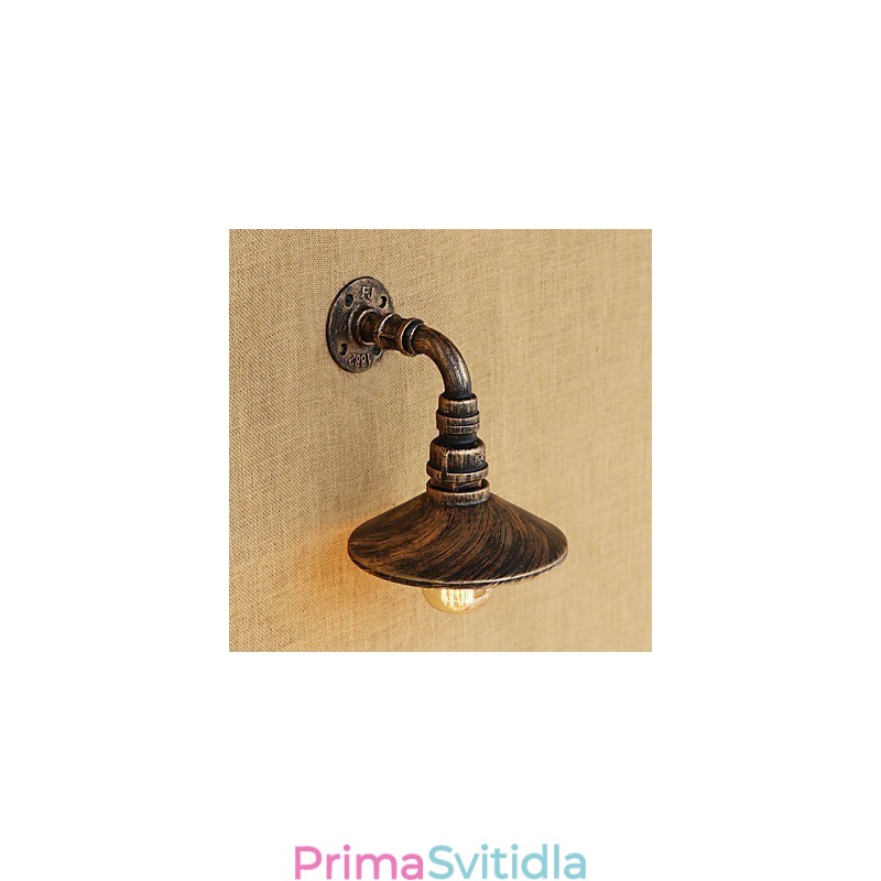Funkce retro malby Rustic Lodge Country pro nástěnné nástěnné nástěnné svítidla v mini stylu