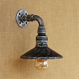 Funkce retro malby Rustic Lodge Country pro nástěnné nástěnné nástěnné svítidla v mini stylu