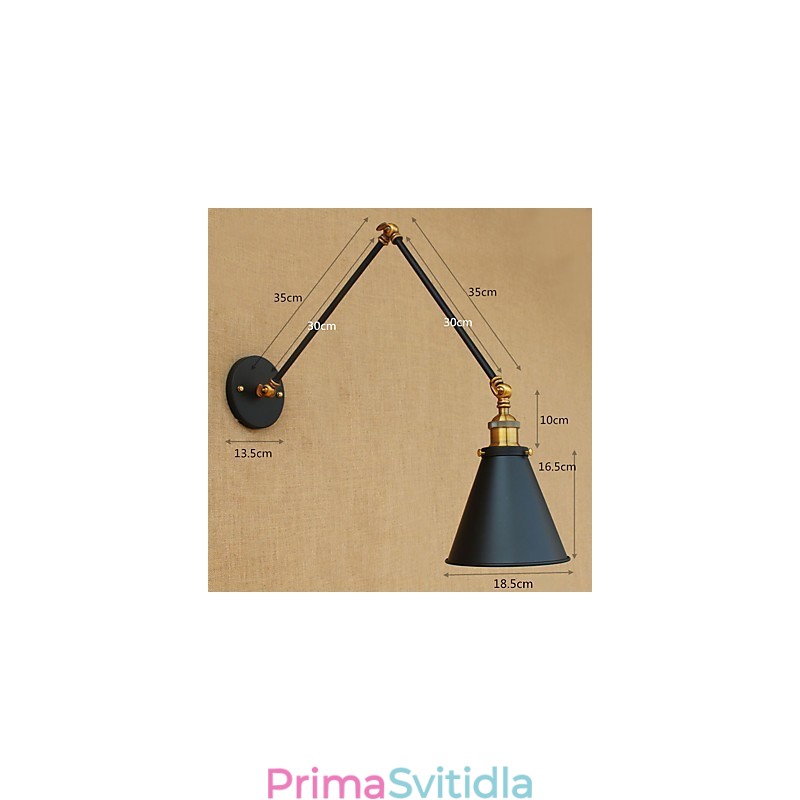 Rustic Lodge Country Malba funkce pro Swing Arm Ambient Light Swing Arm Lights