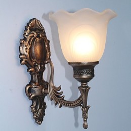 Nástěnná retro lampa v evropském stylu Lampa do hotelové chodby Světla do chodby Zrcadlo Přední lampa Jednohlavá noční lampa